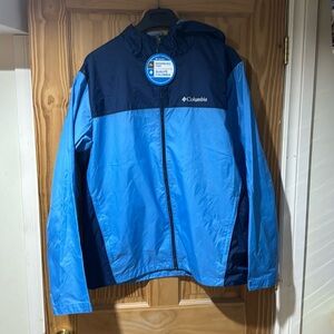 Columbia Blue Men’s windbreaker Large